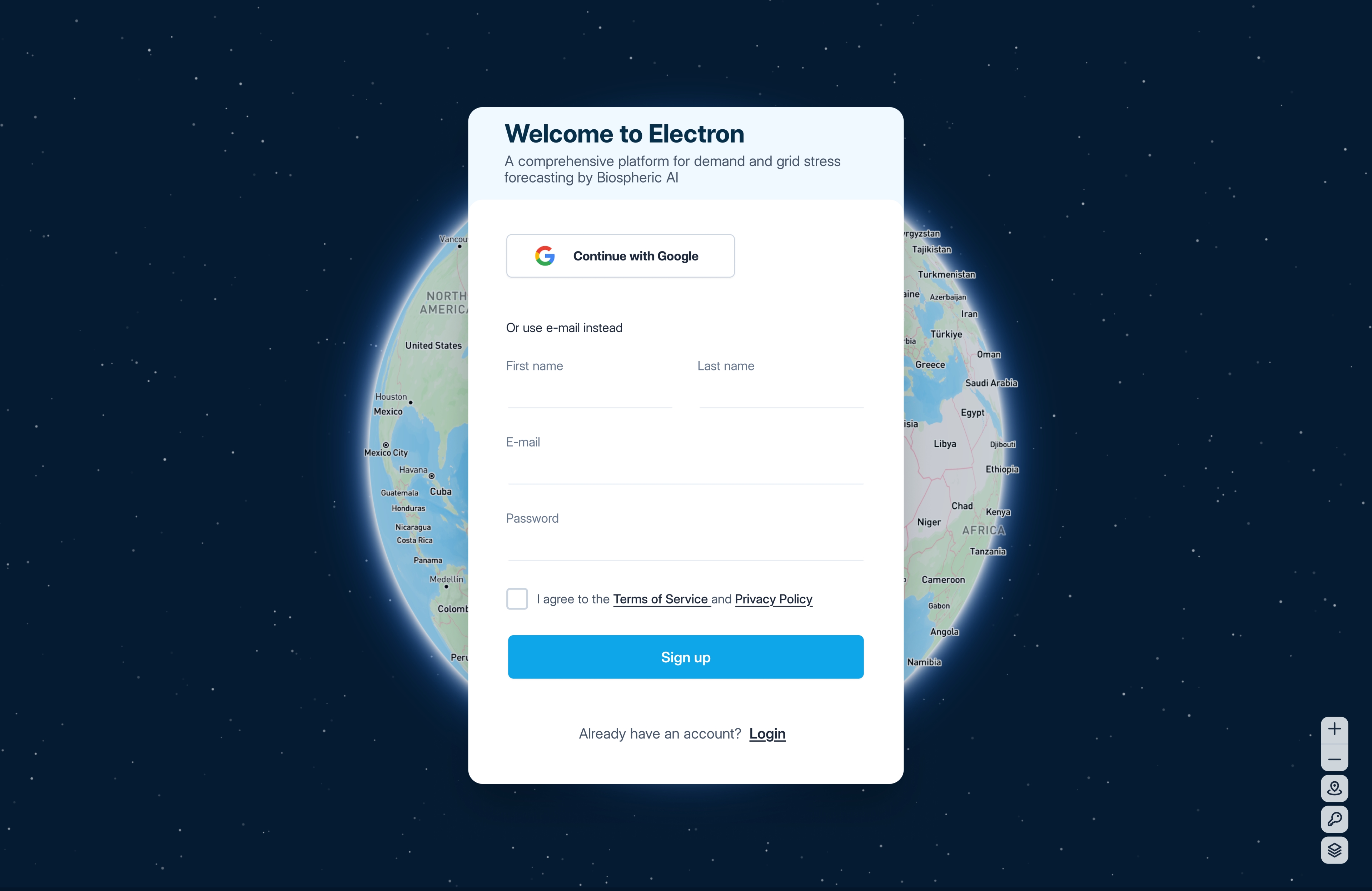 Sign up