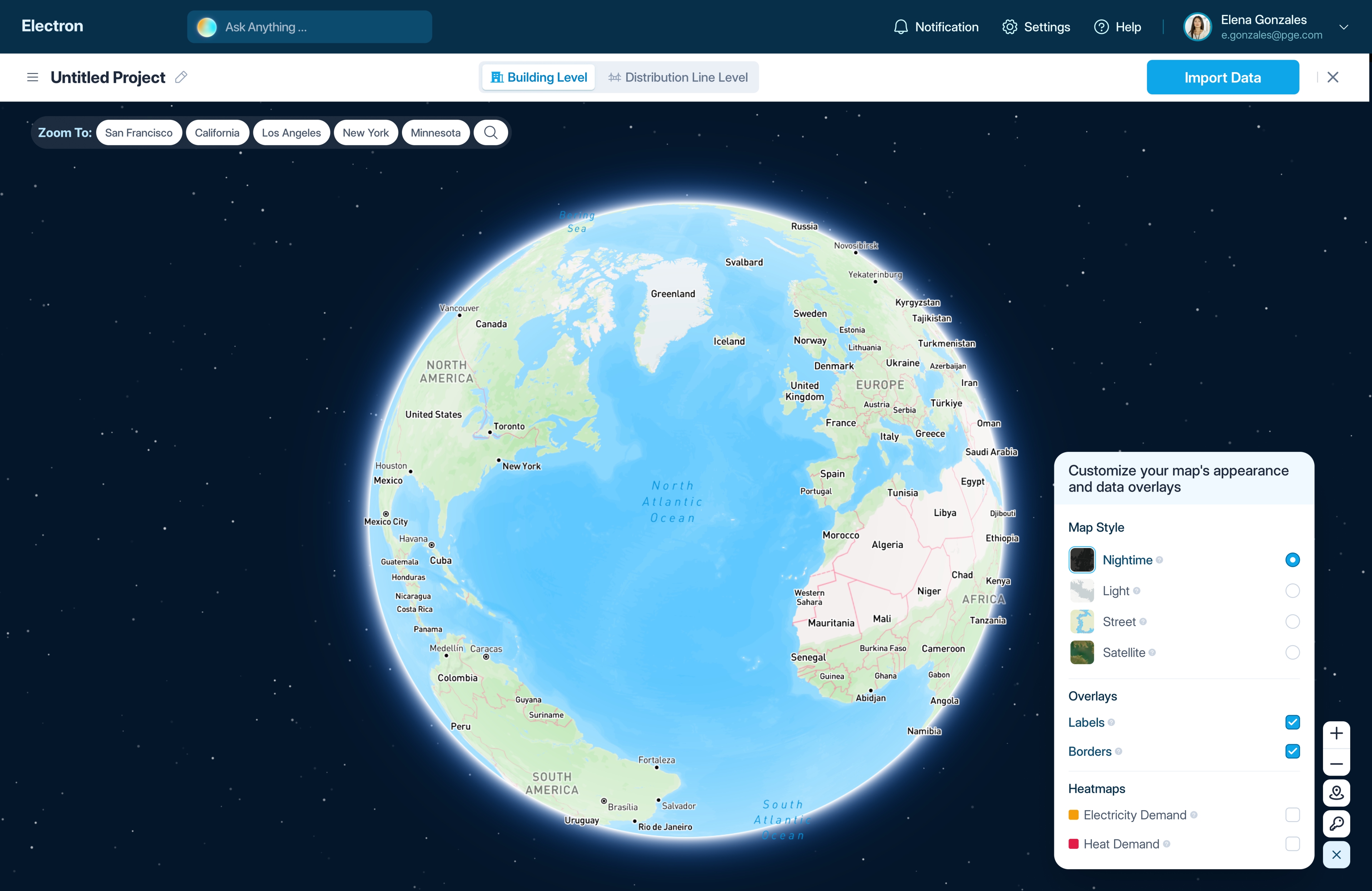 View map layers